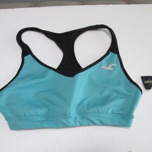 new HOLLISTER Co teal sports bra/bathing suit top Sz XS